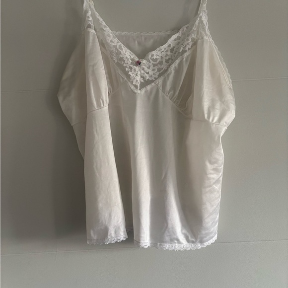 Vintage White Lace Relaxed Camisole Top - Picture 1 of 4